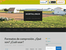 Tablet Screenshot of hortalinux.org